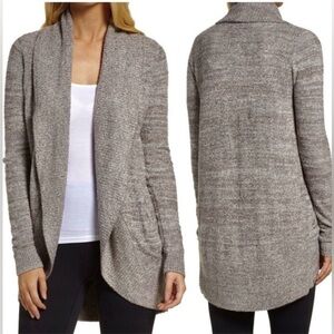 ‼️RARE‼️🎸BAREFOOT DREAMS🎸🔥NWT🔥BCL CIRCLE CARDIGAN in Cocoa/Pearl— XS/S